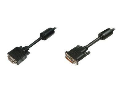DIGITUS DVI Adapter-Cable - DVI-I (24+5)/HD DSUB (15-pin) - 2 m (AK-320300-020-S)