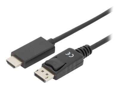 DIGITUS DisplayPort adapter cable - DP male/HDMI type-A male - 2 m (AK-340303-020-S)
