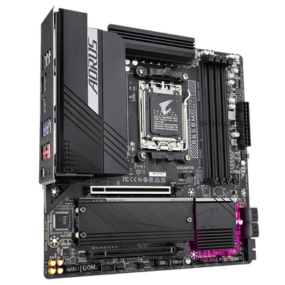 AORUS B650M ELITE - 1.0 - motherboard - micro ATX - Socket AM5 - AMD B650