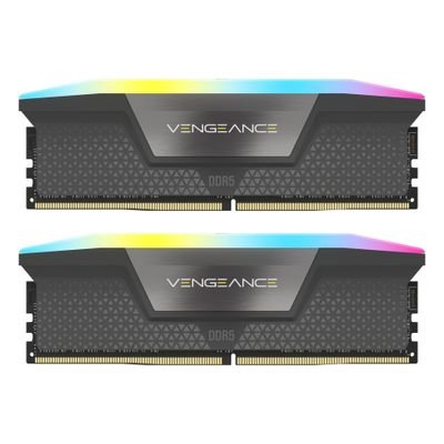 CORSAIR Vengeance RGB - DDR5 - kit - 32 GB: 2 x 16 GB - DIMM 288-pin - 3200 MHz / PC5-51200