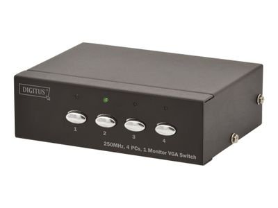 DIGITUS VGA Switch DS-45100 - 4 Ports (DS-45100-1)