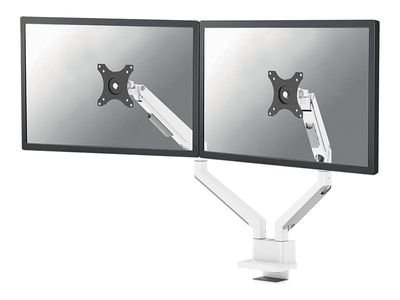 Neomounts NEXT Slim DS70-250WH2 mounting kit - full-motion - for 2 monitors - white