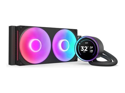 NZXT Kraken Elite 280 RGB - processor liquid cooling system - with LCD display