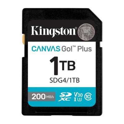 Kingston Canvas Go! Plus - flash memory card - 1 TB - SDXC UHS-I