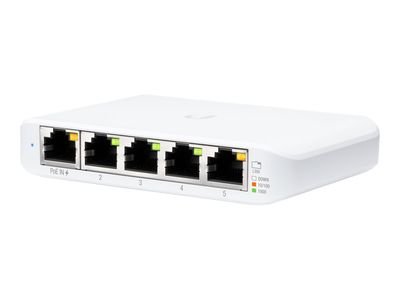 Ubiquiti UniFi Switch USW Flex Mini - 5 Ports - 4x GE (10/100/1000) - 1x GE (10/100/1000) PoE+ (USW-FLEX-MINI)