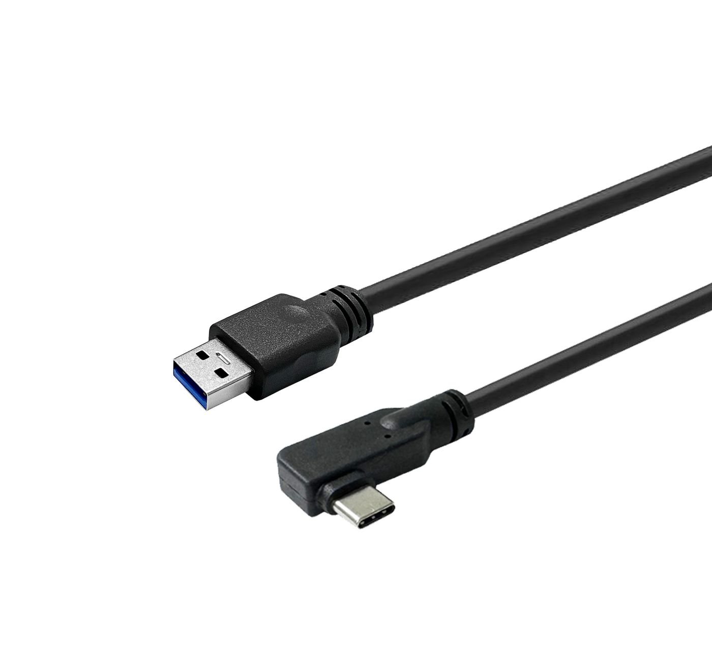 Vivolink PROUSBCAMM1A USB-A to USB-C Angled Cable 1m USB 3.2 kaapeli (musta)