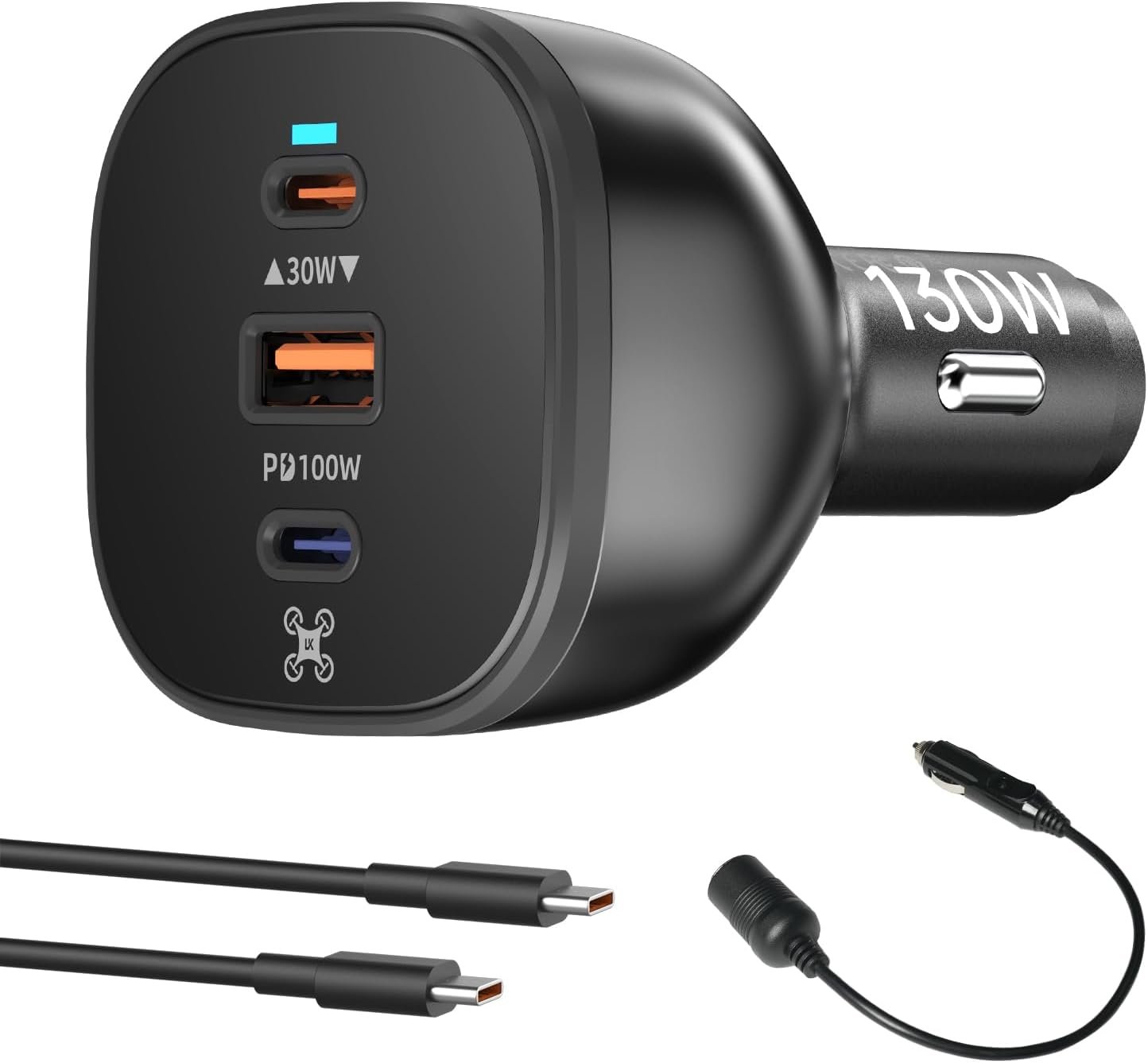 Автомобильное зарядное устройство LKTOP 130W