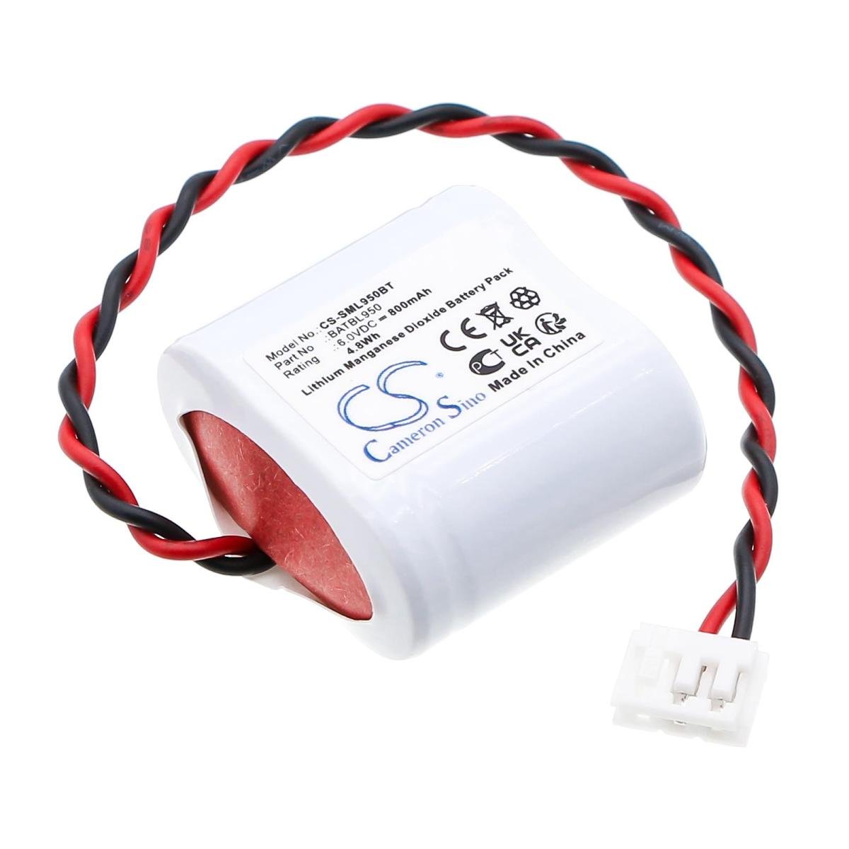 Siemens BATBL950,BL950,BL950 E,BatBL950,LB350334,MGL0020 6.0V 800mAh / 4.8Wh aккумулятор для охранной системы