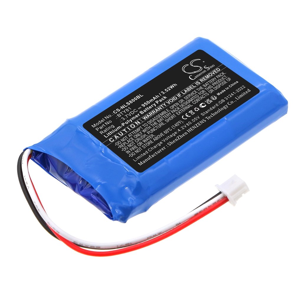 Newland 1100020105,BTY81 3.7V 950mAh / 3.52Wh Barcode Scanner Battery