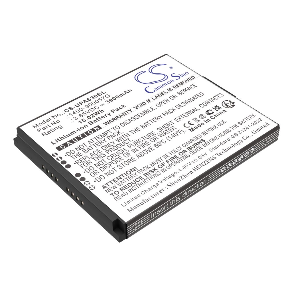 Unitech 1400-900057G 3.85V 3900mAh / 15.02Wh Barcode Scanner Battery