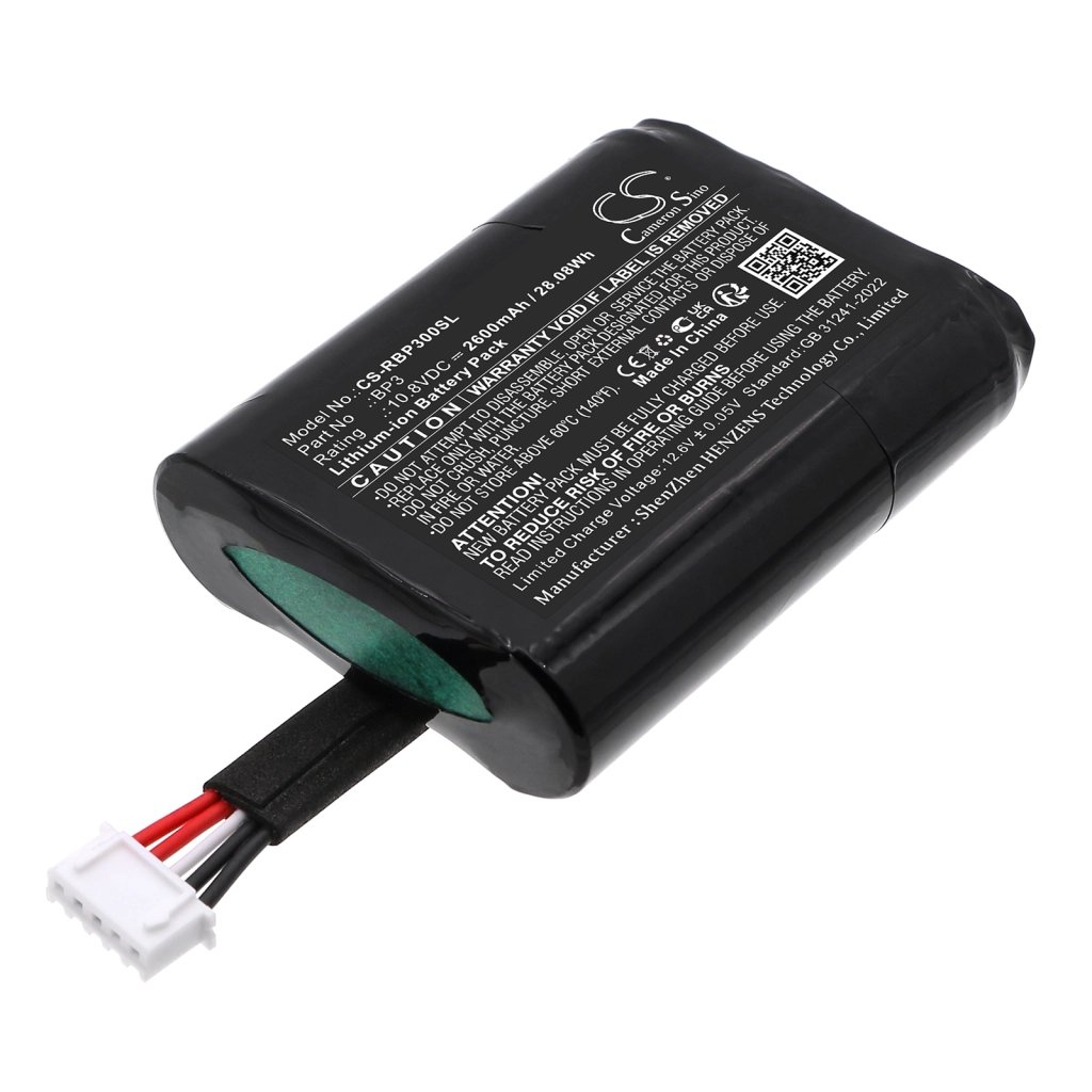 Roberts BP18650-3S1P,BP3 10.8V 2600mAh / 28.08Wh Radio Battery