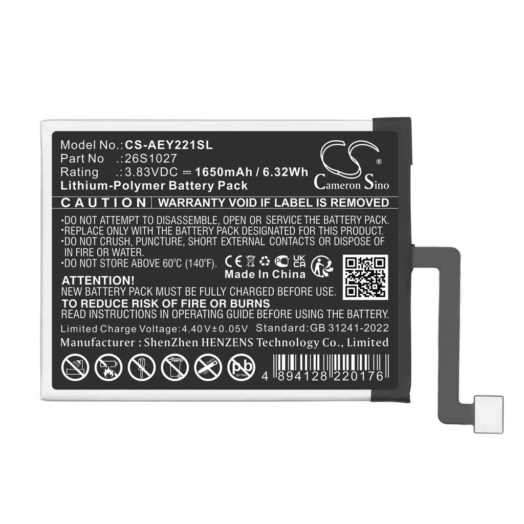 Amazon 26S1027,26S1027-A,58-000426 3.83V 1650mAh / 6.32Wh e-lukijan akku