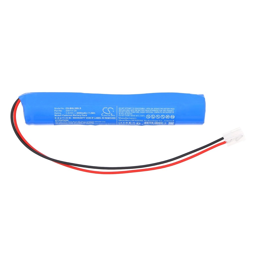 Beghelli 300117-20 3.6V 2000mAh / 7.2Wh hätävalaisimen akku