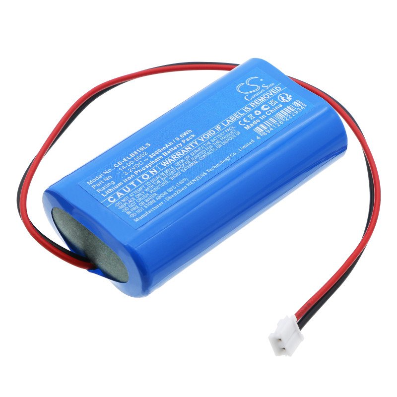 EluBat 14-00-0002 3.2V 3000mAh / 9.6Wh Emergency Lighting Battery