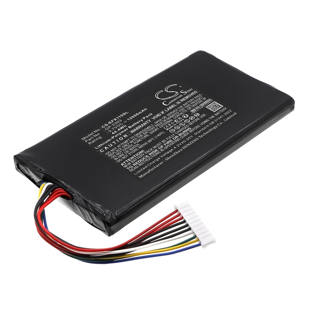 EXFO 01WQ0037-19,880X281,GP-2303 3.7V 12000mAh / 44.4Wh seadme aku