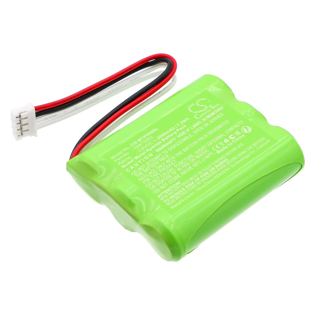 Midtronics 59873353,BP-55,HHR-15F3G1 3.6V 2000mAh / 7.2Wh digilaitteen akku