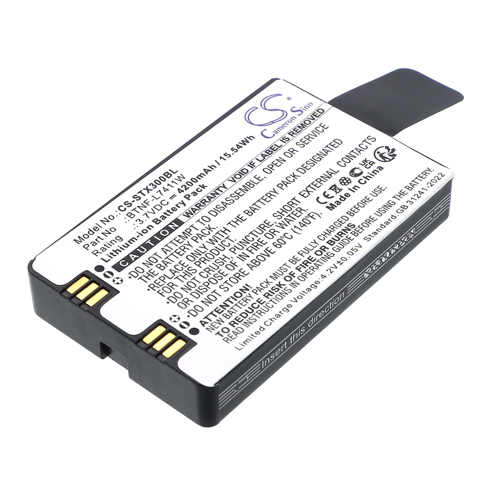 Southern BTNF-L7411W 3.7V 4200mAh / 15.54Wh Equipment, Survey, Test Battery