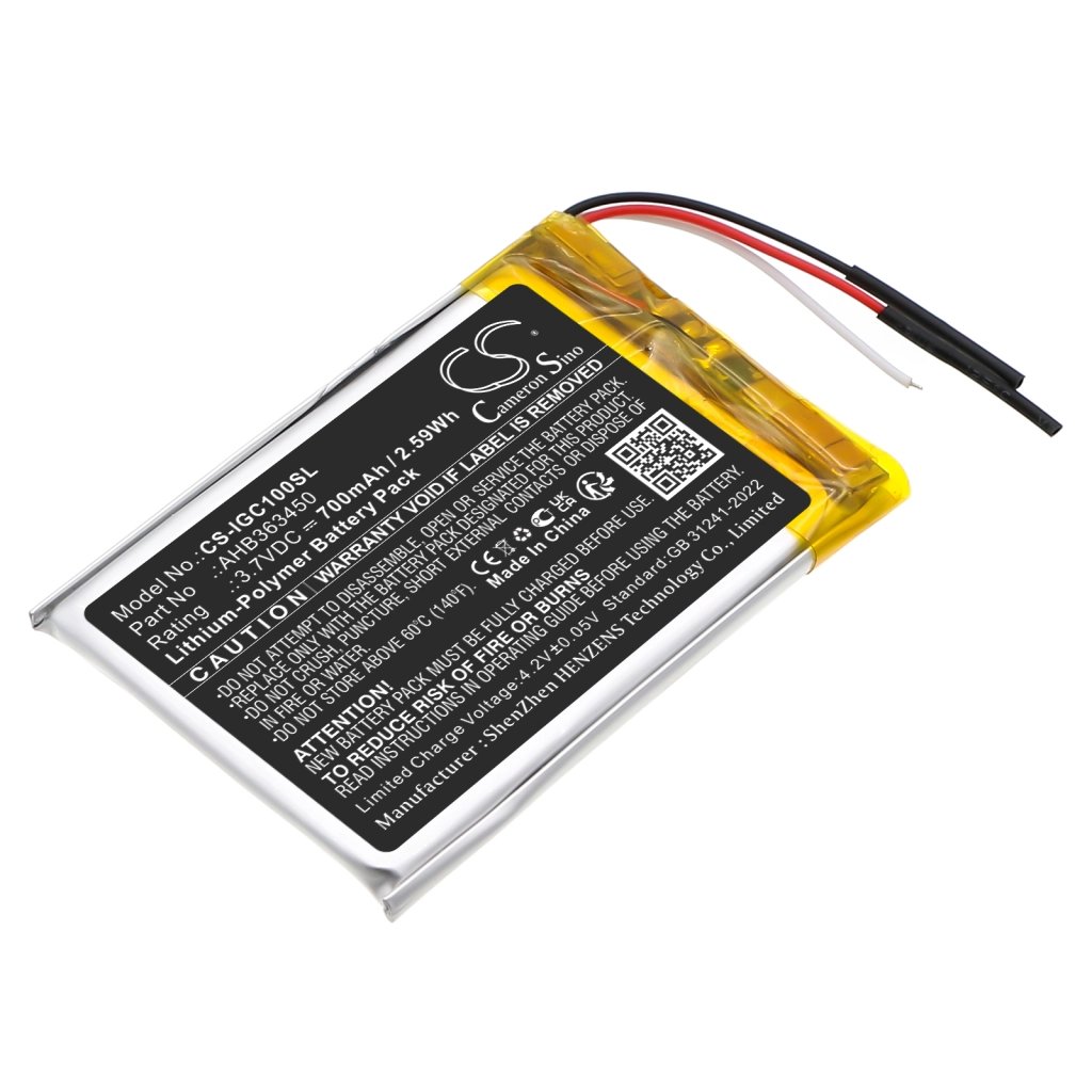 iGpsport AHB363450 3.7V 700mAh / 2.59Wh GPS-laitteen akku