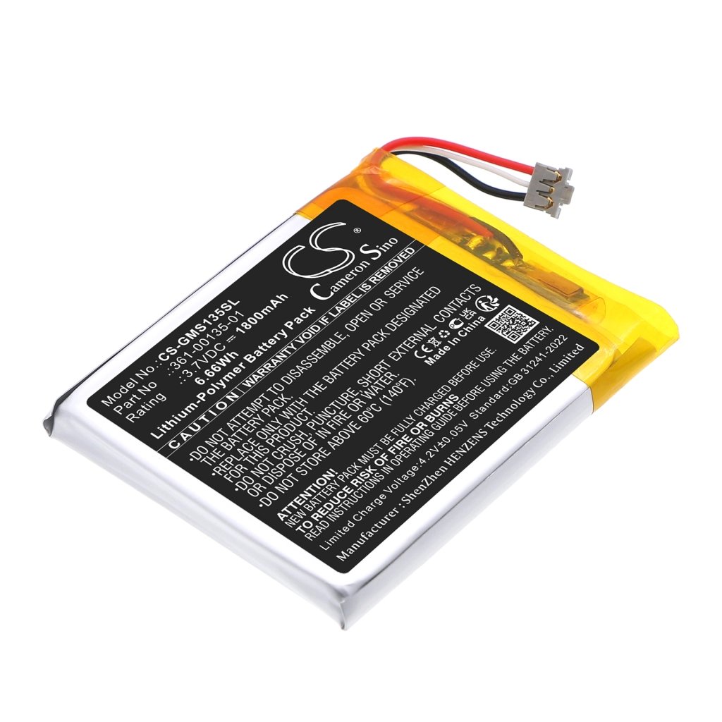 Garmin 361-00135-01 3.7V 1800mAh / 6.66Wh GPS seadme aku