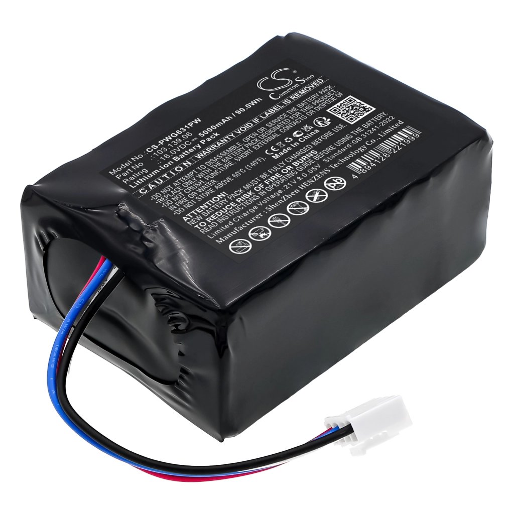PowerPlus 103.139.06 18V 5000mAh / 90.00Wh zāles pļāvēja akumulators