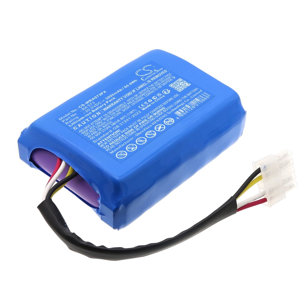 Mowox BA 573 20V 3000mAh / 60.0Wh zāles pļāvēja akumulators