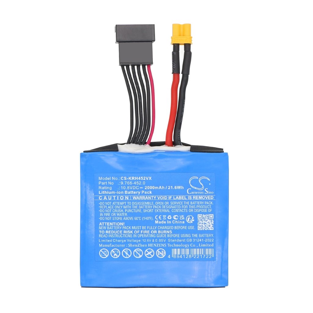 Karcher 9.766-452.0 10.8V 2000mAh / 21.6Wh zāles pļāvēja akumulators