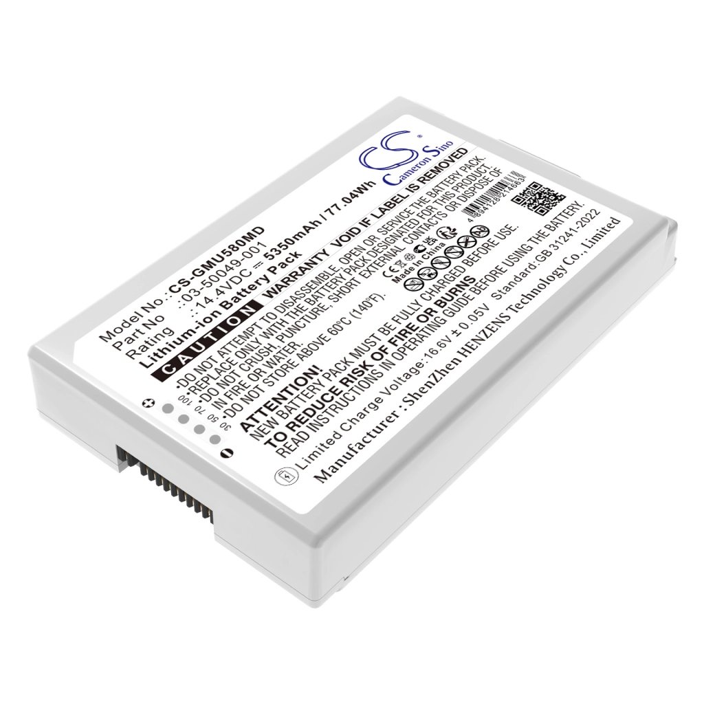 GE 03-50049-001,5803177 14.4V 5350mAh / 77.04Wh lääkintälaitteen akku