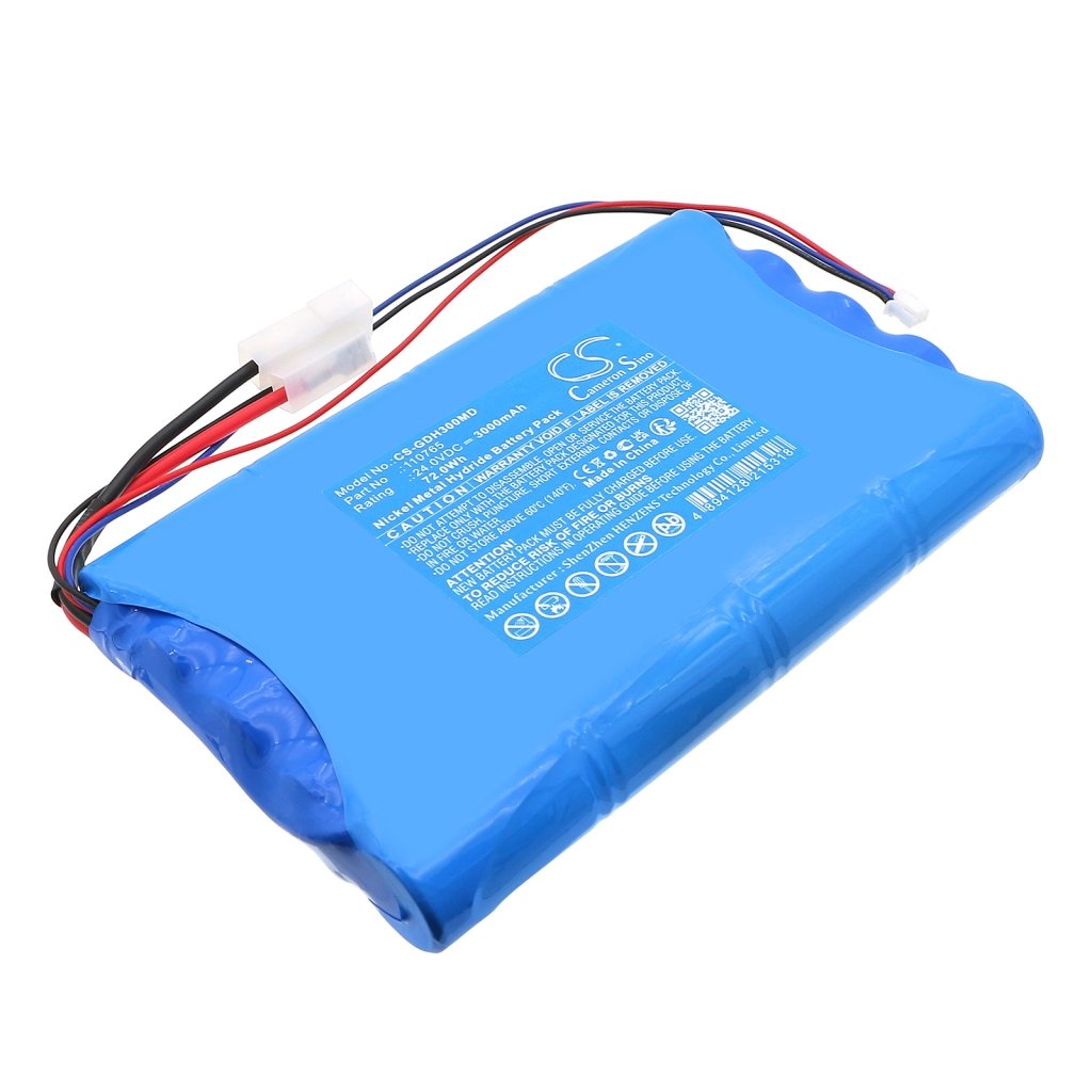 Guldmann 110765,550182,B11908 24V 3000mAh / 72.0Wh lääkintälaitteen akku
