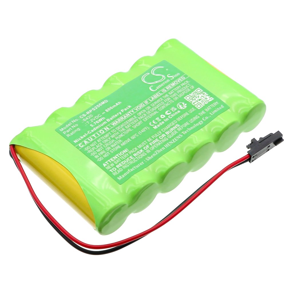 Respironics 6420,B11556,H2502,OM11556 7.2V 800mAh / 5.76Wh Medical Device Battery
