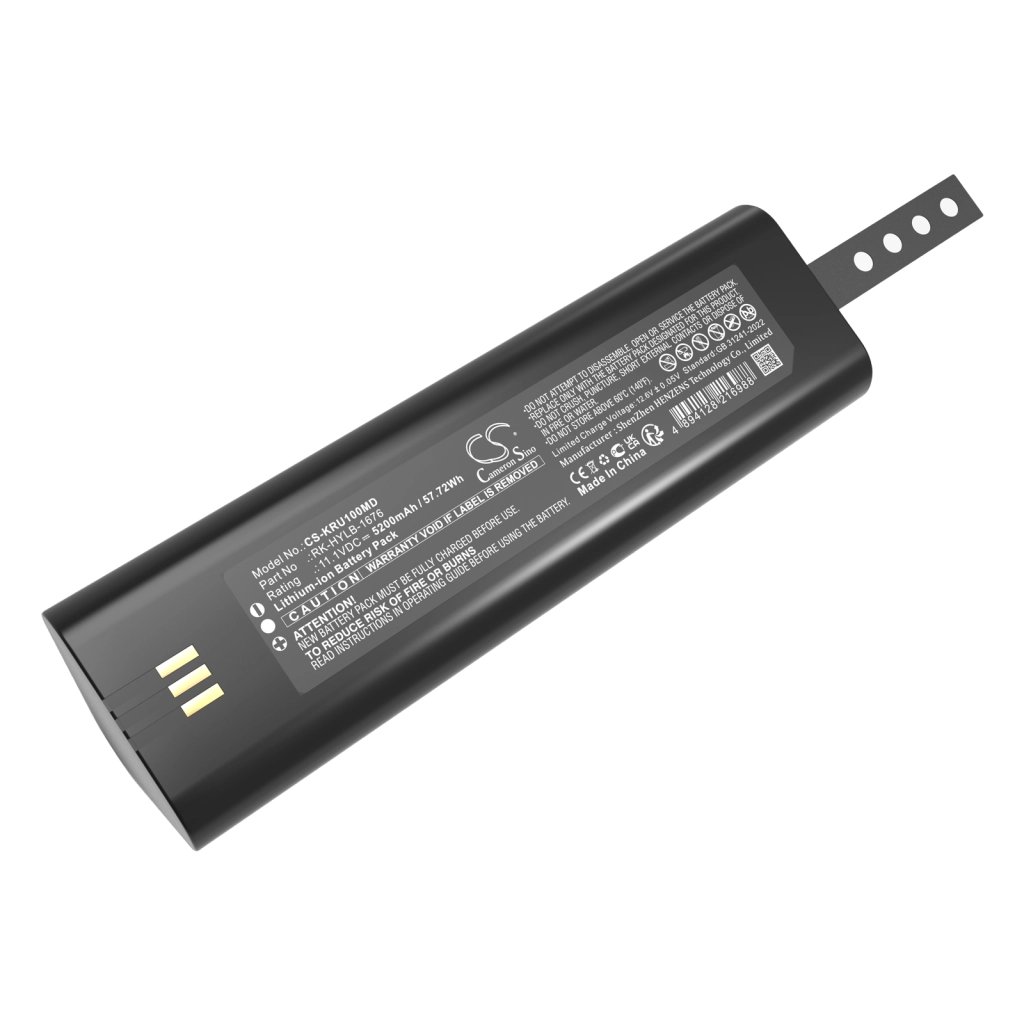 KAIXIN HYLB-1676,RK-HYLB-1676,HYLB-1676,RK-HYLB-1676 11.1V 5200mAh / 57.72Wh medicīnas ierīces akumulators