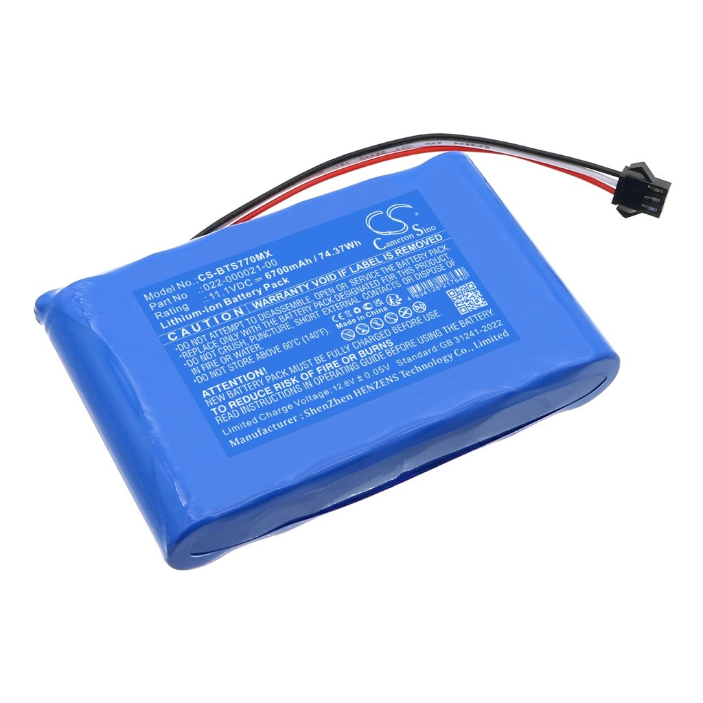Bistos 022-000021-00 11.1V 6700mAh / 74.37Wh аккумулятор медицинского устройства