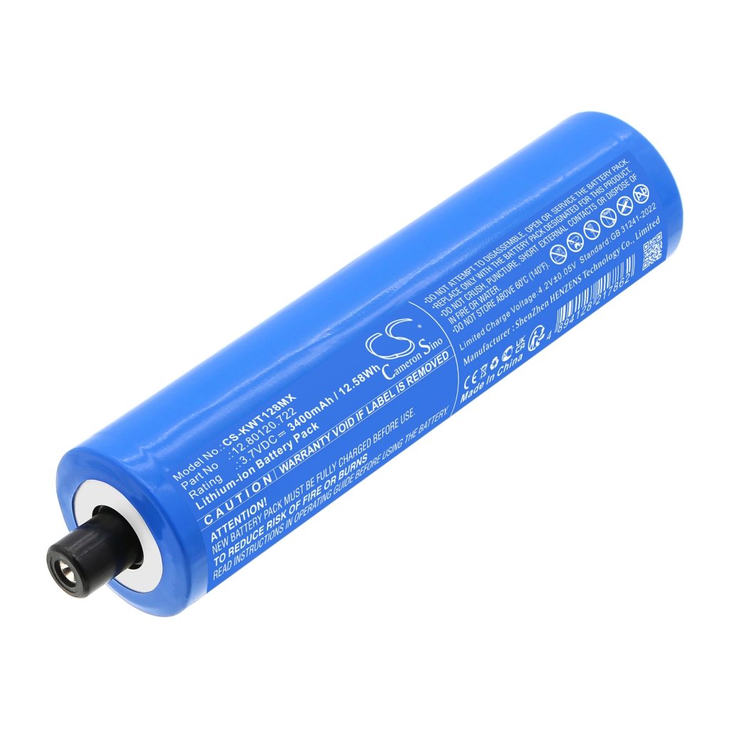 KaWe 12.80120.722,12.80220.722,1S1P ICR 18650A 3.7V 3400mAh / 12.58Wh Medical Device Battery