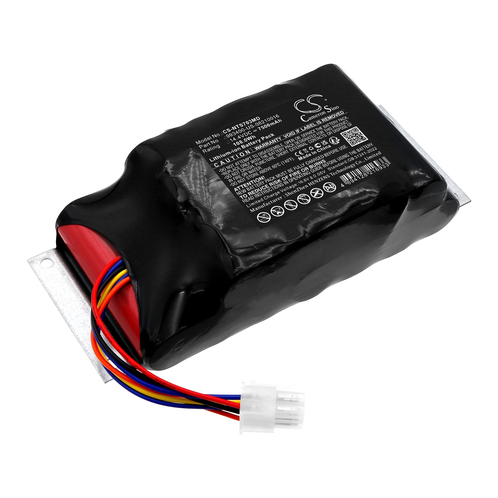 Inventus 993400-US-08210016 14.4V 7500mAh / 108.0Wh medicīnas ierīces akumulators