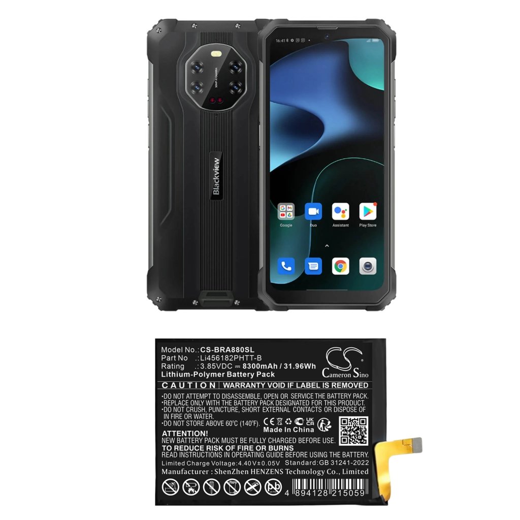 Blackview Li456182PHTT-B 3.85V 8300mAh / 31.96Wh аккумулятор мобильного телефона