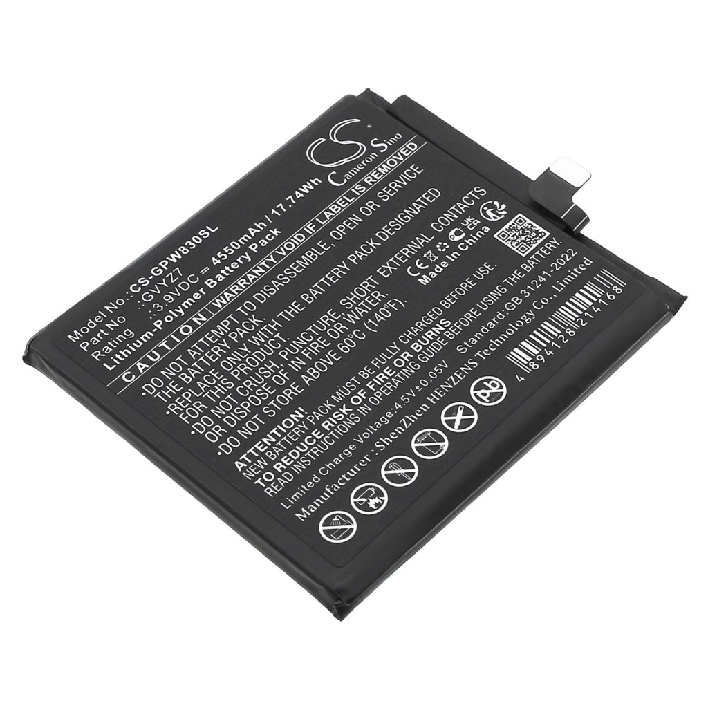 Google G949-00975-00,GVYZ7 3.9V 4550mAh / 17.74Wh matkapuhelimen akku