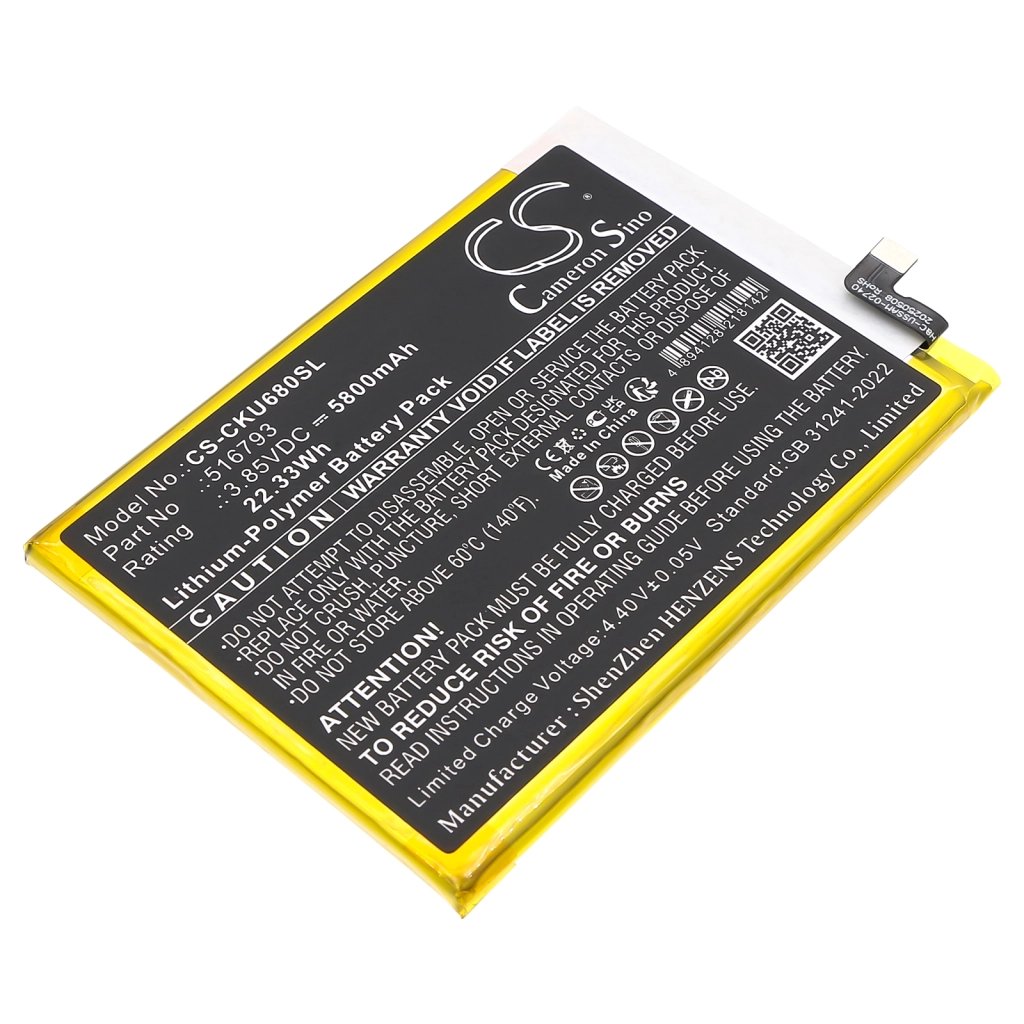 Cricket 516793 3.85V 5800mAh / 22.33Wh matkapuhelimen akku