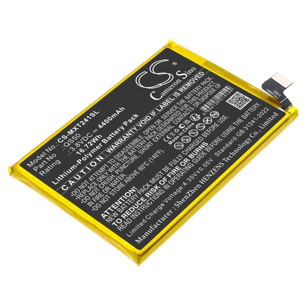 Motorola QS50 3.8V 4400mAh / 16.72Wh matkapuhelimen akku