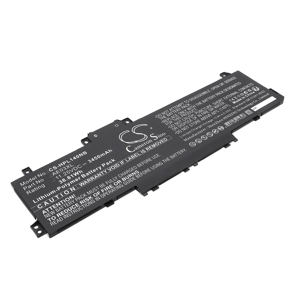 CS sülearvuti aku HP AE03041XL,AE03XL,HSTNN-AB1B,HSTNN-AB1F 11.25V 3450mAh / 38.81Wh