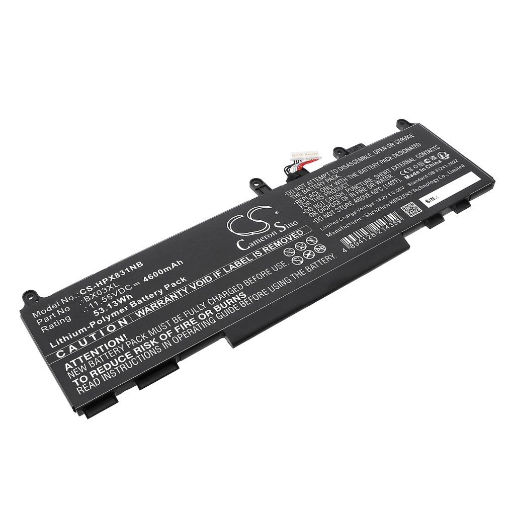 CS sülearvuti aku HP 996QA249H,BX03056XL,BX03XL,HSTNN-AB1D 11.55V 4600mAh / 53.13Wh