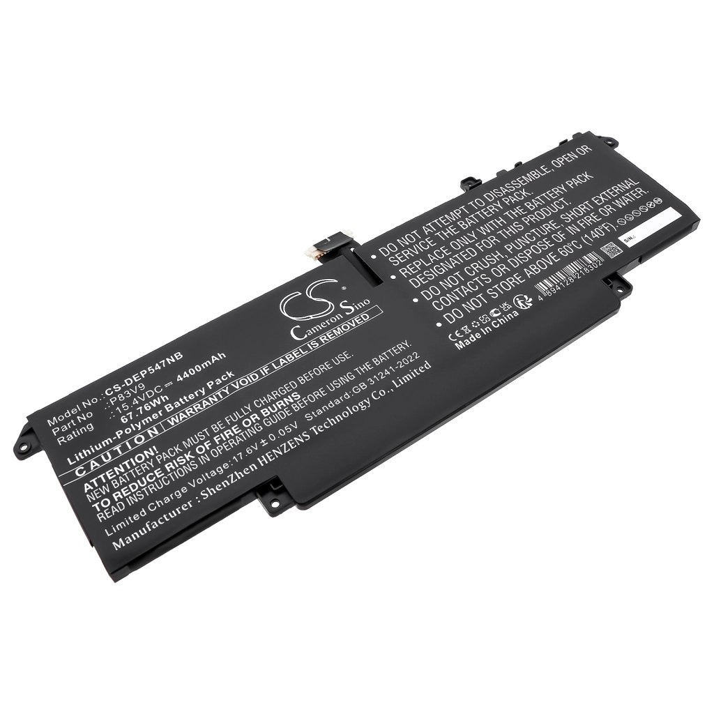 CS Laptop Battery DELL CDTT2,P83V9 15.4V 4400mAh / 67.76Wh