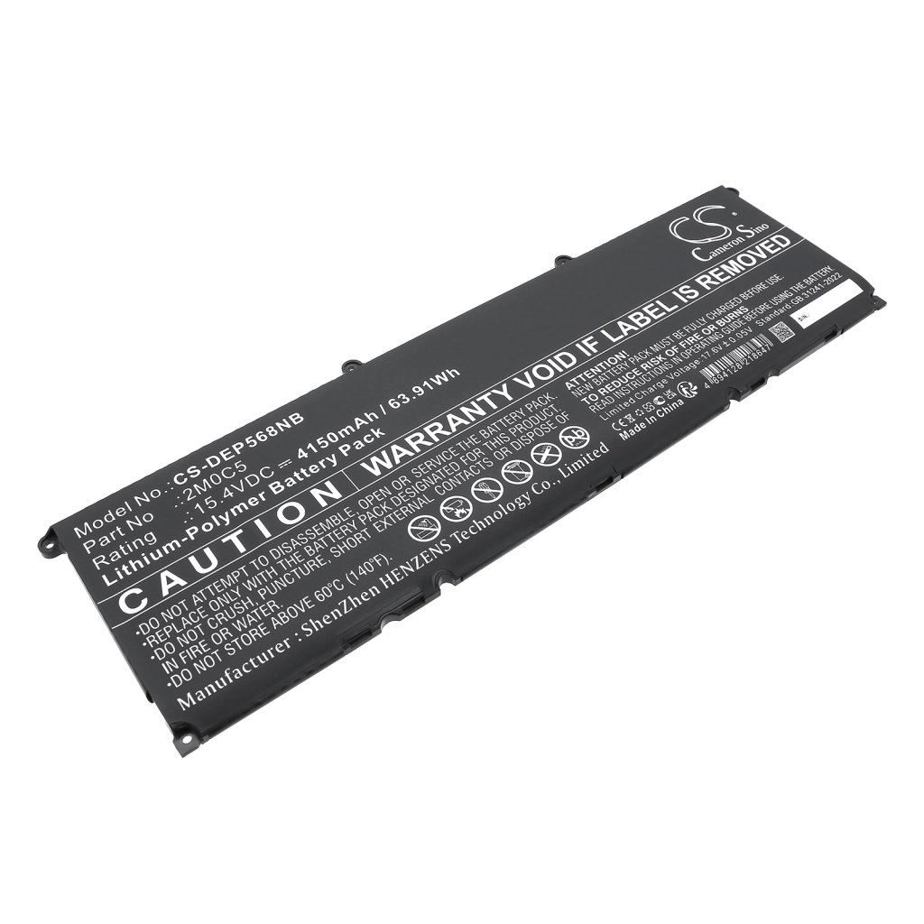 CS Laptop Battery DELL 2M0C5,9FTVV,F5HR2,JXM4G 15.4V 4150mAh / 63.91Wh