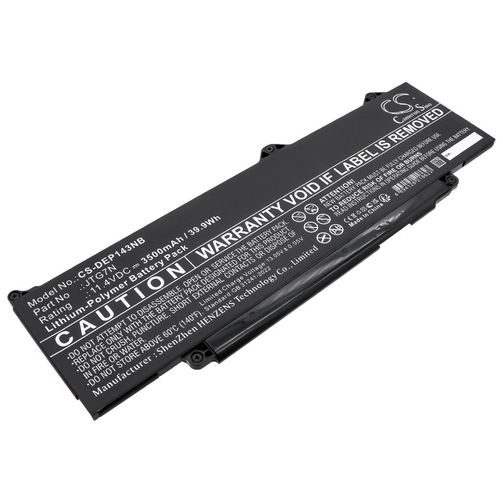 CS kannettavan tietokoneen akku DELL 0JTG7N,542WP,7RDGP,JTG7N 11.4V 3500mAh / 39.9Wh