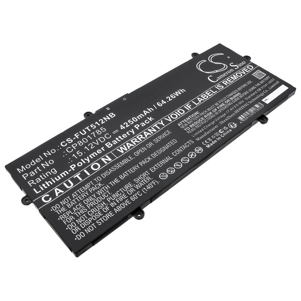 CS sülearvuti aku Fujitsu CP801785,FMVNBP253,FPB0360S,FPCBP592 15.12V 4250mAh / 64.26Wh
