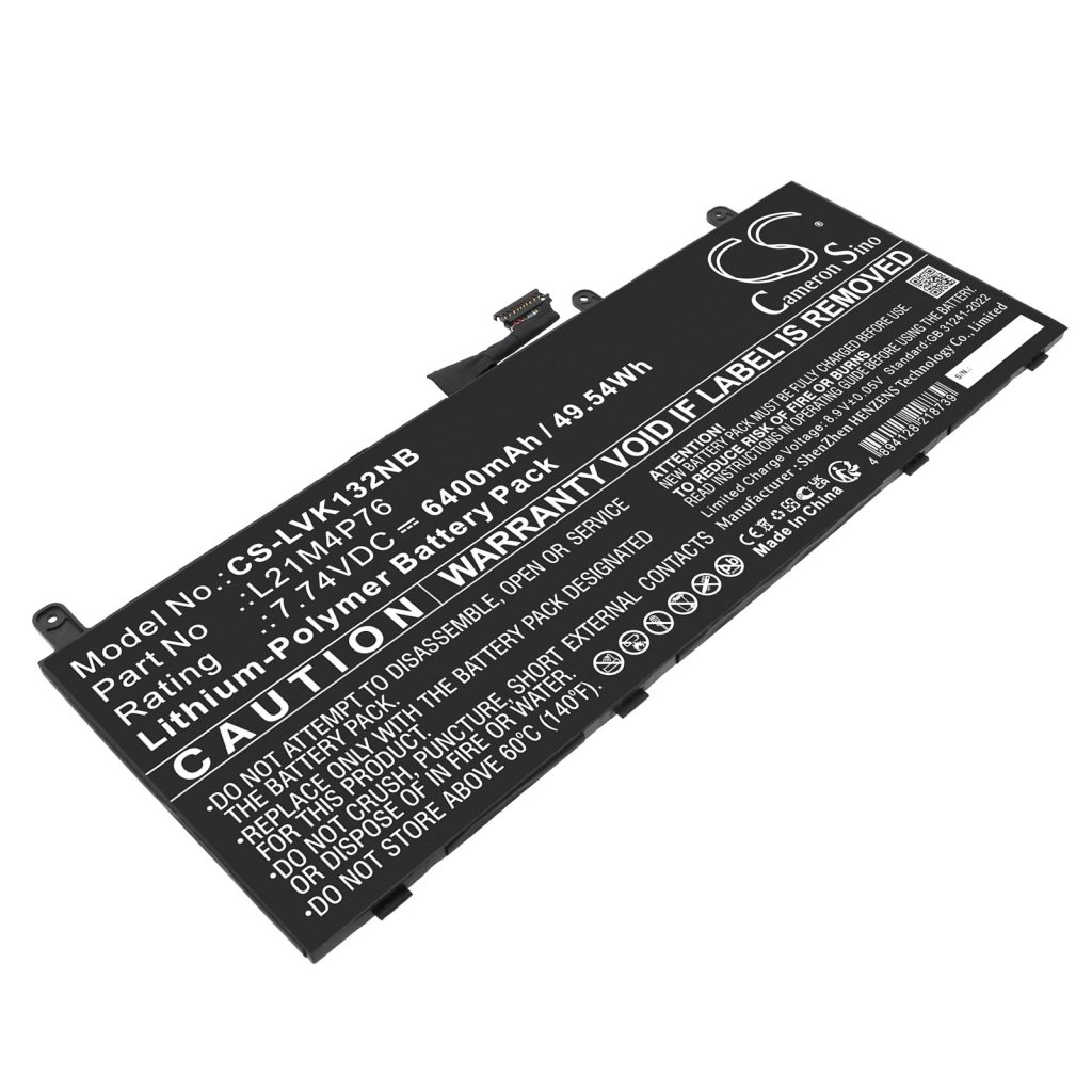 CS sülearvuti aku Lenovo 5B10W51878,5B11M90079,L21C4P76,L21L4P76 7.74V 6400mAh / 49.54Wh