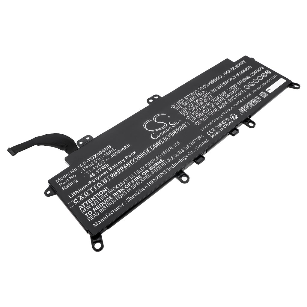 CS sülearvuti aku Toshiba PA5353U-1BRS 11.4V 4050mAh / 46.17Wh
