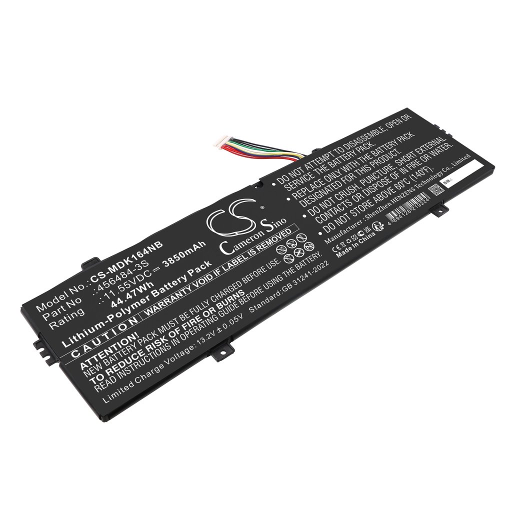 CS Laptop Battery Medion 456484-3S 11.55V 3850mAh / 44.47Wh