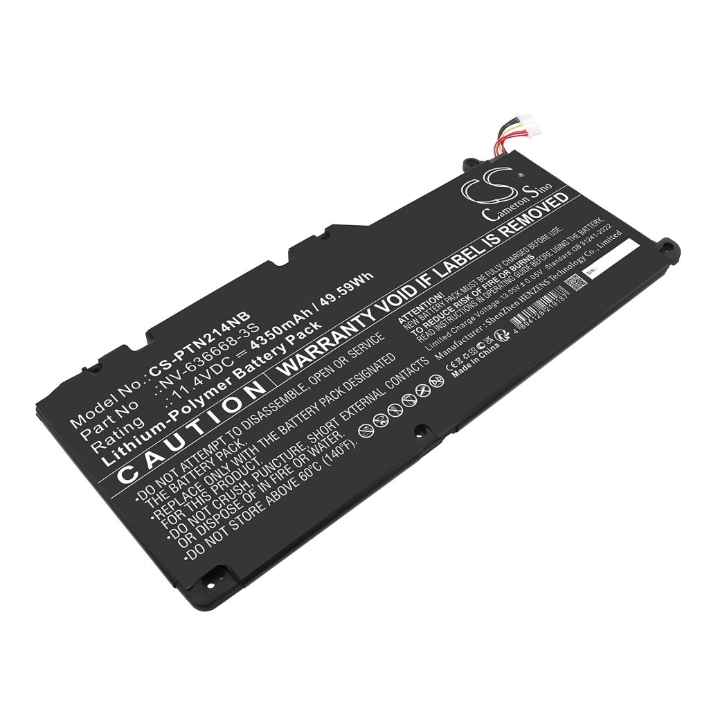 CS sülearvuti aku Positivo NV-636668-3S 11.4V 4350mAh / 49.59Wh