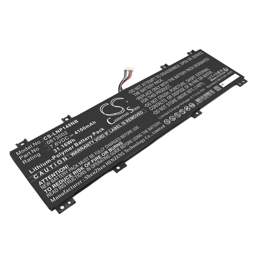 CS Laptop Battery Lenovo 0813002,5B10K65026,NC140BW1-2S1P 7.6V 4100mAh / 31.16Wh