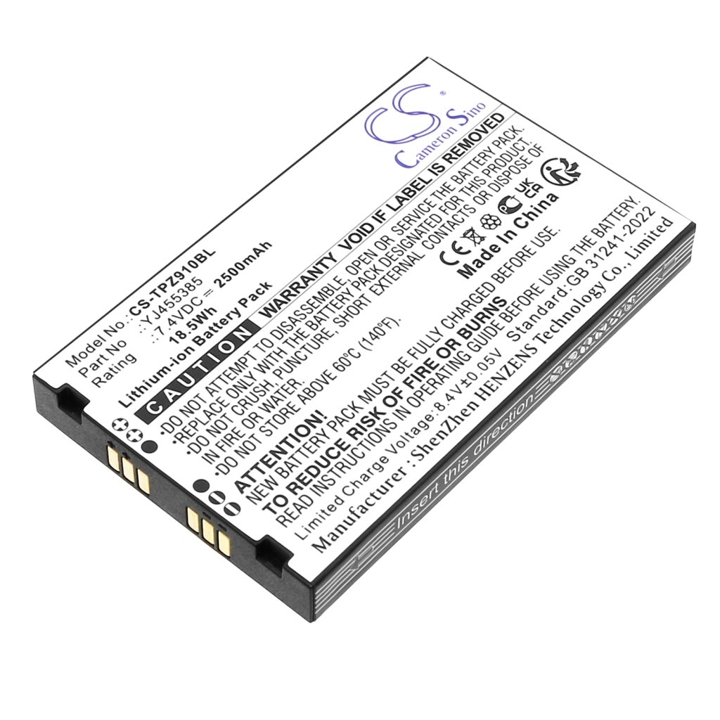 Topwise YJ455385 7.4V 2500mAh / 18.5Wh maksupäätteen akku