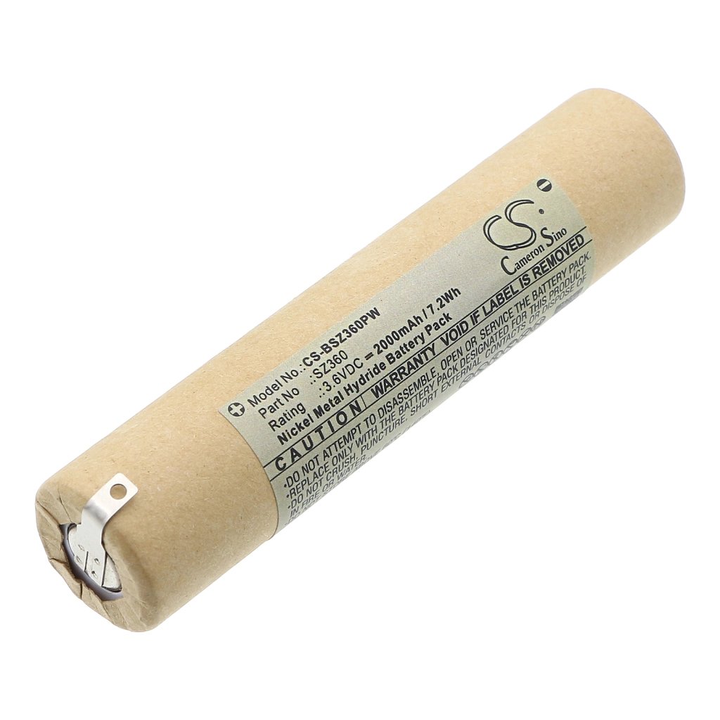 Black & Decker SZ360,SZ360 Type 1,SZ360B 3.6V 2000mAh / 7.2Wh työkalun akku